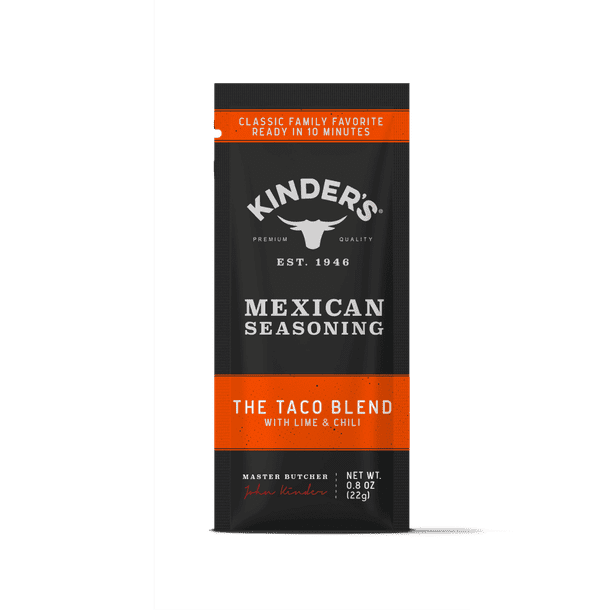Kinder's Taco Seasoning, The Taco Blend Premium Quality Seasoning, A