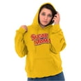 thumbnail image 4 of Sugar Mama Chocolate Candy Logo Hoodie Sweatshirt Women Brisco Brands S, 4 of 6