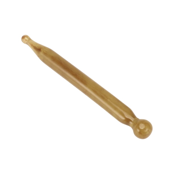 1 Pc Rodillo Facial Duradero para Mujeres para Salón de Belleza, Vacaciones, Baño, Viaje, Resina, Cera de Abejas, Marrón