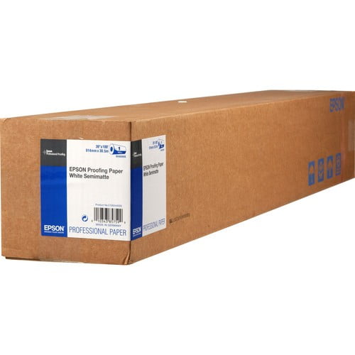 Open Box Epson S042005 36 in. x 100 ft. 10 mil. Publication Proofing Paper - Semi-Matte White