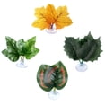 thumbnail image 4 of 4Pcs Fish Tank Resting Leaf Hammock Breeding Bed with Suction Cup Aquarium Decor, 4 of 8