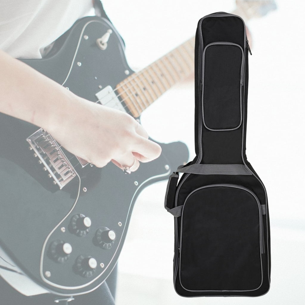 Electric Guitar Carrying Case Oxford Cloth Construction & Shockproof Padding