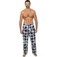 thumbnail image 2 of Disney Mens Pants Fun Print Pajama Lounge Pants Joggers, White, Size: XLarge, 2 of 4