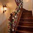 thumbnail image 4 of OAVQHLG3B Independence Day Themed Red White Blue And Green Floral Holiday Decorations Patterned Fireplace Cabinet And Window Ornaments, 4 of 6