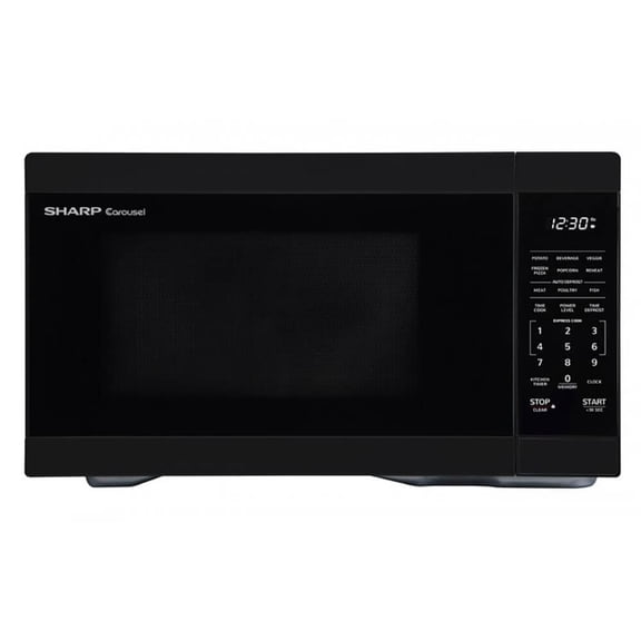 Sharp 1.1 cu. ft. 1000W Countertop Microwave Oven, Black
