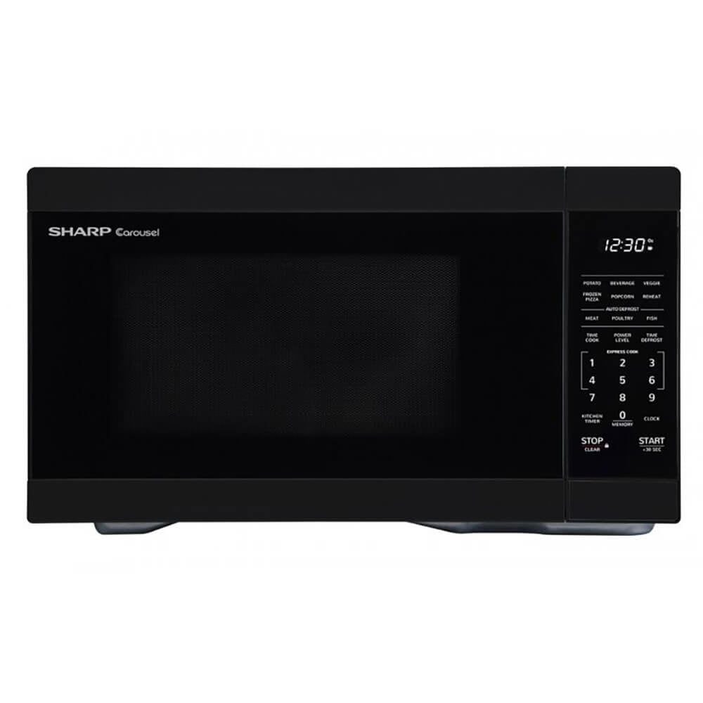 Sharp 1.1 cu. ft. 1000W Countertop Microwave Oven, Black