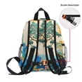 thumbnail image 5 of FORMRS School Backpack with Front Zippered Pocket 12" Student Travel Daypack, Large Pine Tree, 5 of 6
