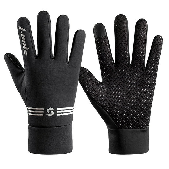 Hommes Femmes Automne Hiver Gants Écran Tactile Imperméable Antidérapant Sport Extérieur Gants de Cyclisme