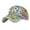 Yellow, variant on Baseball Cap Women Casual Rhinestone Floral Print Adjustable Sun Visor Hat