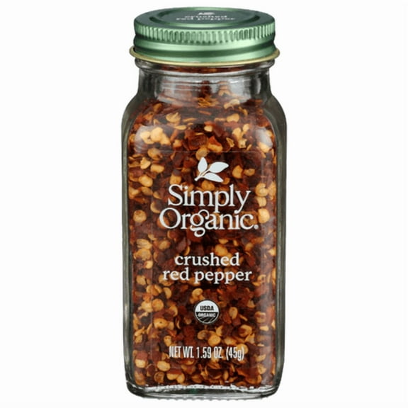 Simply Organic Crushed Red Pepper 1.59 oz - Pack of 3