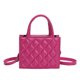 thumbnail image 2 of Bolso de mano de moda para mujer, de mano pequeños con entramado rombal para niñas, 2 of 8