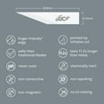 thumbnail image 5 of Slice 10519 Replacement Craft Knife Scalpel Blades - Straight Edge, Pointed Tip - Finger-Friendly, Micro Ceramic Safety Blade - Pack of 4, 5 of 12