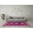 thumbnail image 3 of Ahgly Company Indoor Square Persian Pink Traditional Area Rugs, 3' Square, 3 of 4