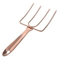 thumbnail image 3 of deevoka Stainless Steel Turkey Fork Roaster Fork for Camping Picnic Barbecue Rose Gold, 3 of 9