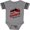 Football Heather and Smoke, variant on Inktastic My Grandpa Loves Me with Cute Ladybugs Boys or Girls Baby Bodysuit