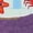 HEATHER PURPLE, variant on Baby Shark - Daddy's Beach Buddy Toddler Short Sleeve Graphic T-Shirt