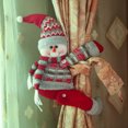 thumbnail image 2 of Hebilla de soporte de cortina de Navidad, alce de felpa, muñecas de Papá Noel, decoración navideña para el hogar, suministros de Navidad 2024, 2023, 2 of 5