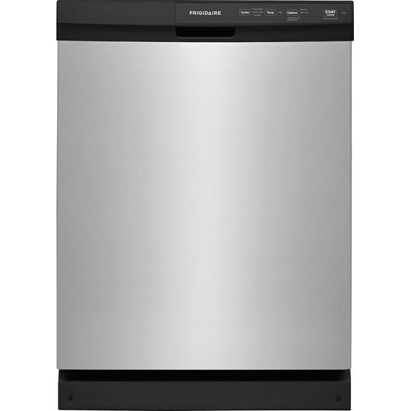 Frigidaire FFCD2413US 24" Dishwasher, Energy Star Certified, Front Controls, Stainless Steel