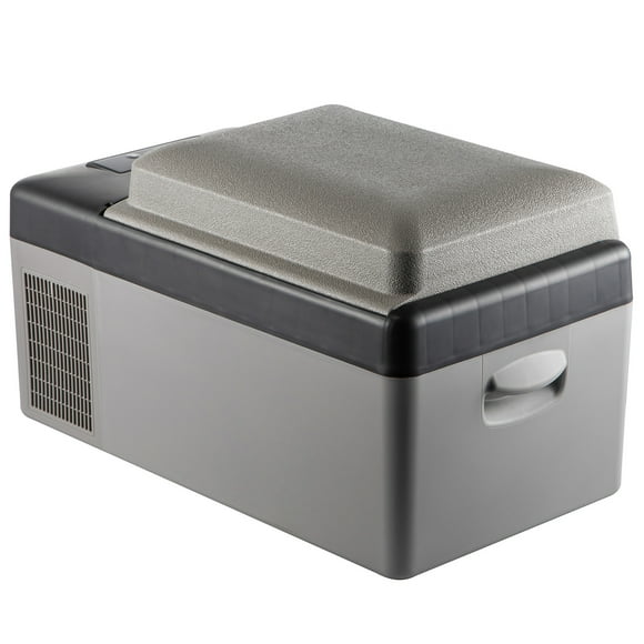 KFFKFF Compact Portable Fridge 21 Qt (20L), 12V Cooler with App Control (-4℉~68℉), Electric Compressor Refrigeration for Camping, Travel, Fishing, Outdoor Use, Includes 12/24V DC & 110-240V AC