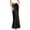 Black, variant on Women's Solid Color Cotton Linen Maxi Skirt, Elastic Waist Tie Detail with Side Pockets, Casual Elegant A-Line Skirt for Daily Wear, Office, and Versatile Outfits, Soft and Comfortable Fabric Black