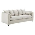 thumbnail image 2 of Modway Avalon Housse de Sofa Moderne en Bois et Tissu, Fini Beige, 2 of 12