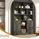 thumbnail image 2 of Simple Hogar  Librero De Madera Con Puertas,libreros Modernos 6 Capas, 2 of 7