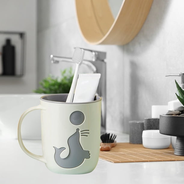 Mouthwash Mug Household Brushing Cup Convenient Wash Cup Mug Couple Brushing Cup Travel Toothpaste Cup
