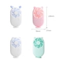 thumbnail image 4 of Ventilador de mano pequeño portátil, ventilador de bolsillo, 3 modos de viento para exteriores, oficina, viajes, verde claro, 4 of 4