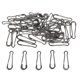thumbnail image 1 of 50 piezas de broches de cambio rápido para pesca, giratorios, cebos, señuelos, clip de enlace para pesca de carpas 29mm, 1 of 8