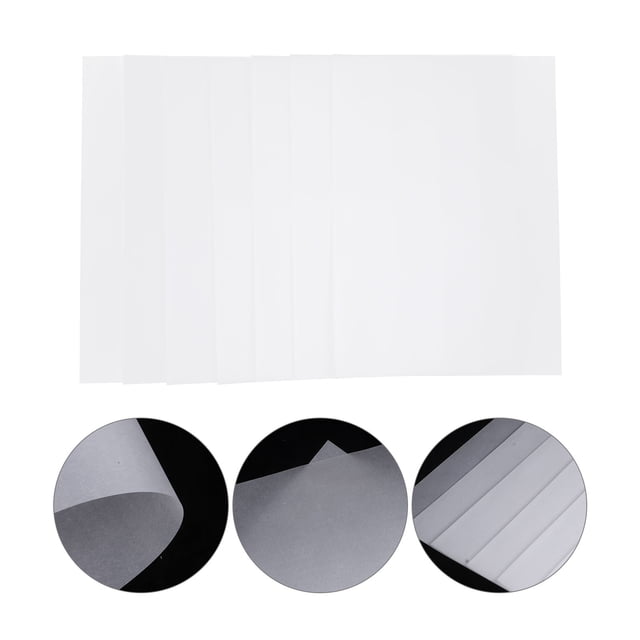 TEHAUX Printable Tracing Paper 100 Sheets A4 Translucent for Engineering Copying and Art Printing White