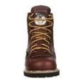 thumbnail image 3 of Georgia Boot Men's Soft Toe Waterproof Lace-to-Toe Work Boot Chocolate - GBOT052, 3 of 7
