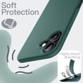 thumbnail image 3 of JETech Liquid Silicone Case for iPhone 17 6.3-Inch, Silky Soft Touch Full-Body Protection (Midnight Green), 3 of 6