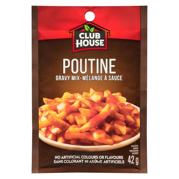 Club House, Dry Sauce/Seasoning/Marinade Mix, Poutine Gravy, 42g