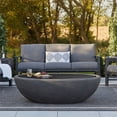 thumbnail image 2 of Real Flame Riverside Large Oval Steel Lid in Black, 2 of 7