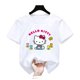 thumbnail image 1 of Camisetas de Hello Kitty para niños, camisa de manga corta con cuello redondo, informal, holgada, 3d, Anime, Verano, 1 of 4