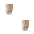 thumbnail image 4 of Youkk PP Convenient And Practical Self Watering Flower Pot For Lazy Gardeners And Split For Practicality Pink transparent bot king-size 2Set, 4 of 6