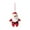 D, variant on FastXmas Mini Santa Claus Christmas Tree Hanging Ornaments,3.1 x 4.5 Inch Non-Woven Fabric Santa Claus Hanging Ornaments,Cute Santa Claus for Christmas Tree,Wreath,Window,School Bag,Desk Decor