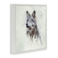 thumbnail image 4 of Stupell Industries Rustic Wolf & Trees Animals & Insects Painting White Framed Art Print Wall Art, 17 x 17, 4 of 10