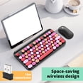 thumbnail image 3 of 1600DPI Gaming Wireless Keyboard Business Gamer Notebook Accessory 2;4GHz 1600DPI Laptop Mechanical Keypad Mouse Set Electronic Living Room Type 2, 3 of 8