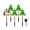 B, variant on Fegute Solar Powered Multicolor Garden Lights Five Lamp Set Christmas Decoration Waterproof Outdoor Parties Flexible Installation Eco-friendly 2m String Lights
