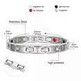 thumbnail image 2 of QQTDFG Stainless Steel Watch Bracelet Stainless Steel Color 7.8"&nbsp; A122-Silver, 2 of 5