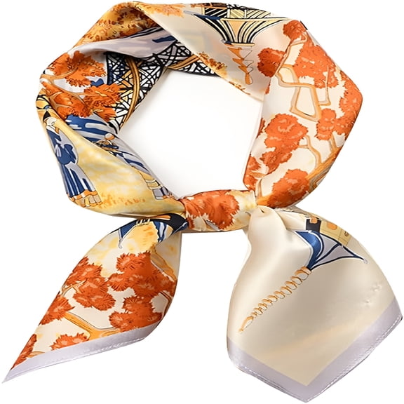 TELOLY 100% Pure Mulberry Silk Scarf 27"'X27(In) Square Scarf Head Scarf Neck Scarf Headscarf for Women with Gift Packed