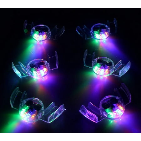 12/pk Flashing Mouth LED Mouthpieces Glow Teeth Light Party Halloween Gift
