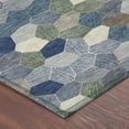 thumbnail image 3 of Addison Rugs Chantille Indoor/Outdoor Transitional Geometric Navy Machine Washable Rectangle Rug, 8' x 10', 3 of 8