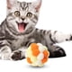thumbnail image 5 of Juguetes interactivos para gatos Colco KICKER Pelota rodante pelotas para chirriar Naranja amarillo, 5 of 8