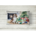 thumbnail image 3 of Carolines Treasures DAC1318PW1216 16 x 12 in. Unisex Cavalier Spaniel Christmas Fabric Decorative Pillow, 3 of 4