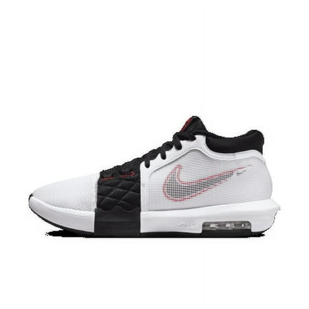 Men's Nike Lebron Witness 8 Basketball Shoes Color: White Black Red Size: 10.5