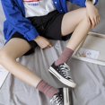 thumbnail image 5 of Women's Thin Cotton Seamless Toe Socks Leather Powder, 5 of 5