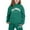 Dark Green, variant on Stylish Girls Hooded Sweatshirt Set, Trendy Printed Pullover Outfit for Ages 1-9, Casual Winter Wear with Easy Care, Los Angeles Graphic