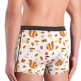 thumbnail image 4 of Men's Boxer Briefs, Bohemian Cute Squirrel Mushroom Soft Comfy Mens Underwear Boxer Briefs Breathable With Widen Waist, 4 of 7
